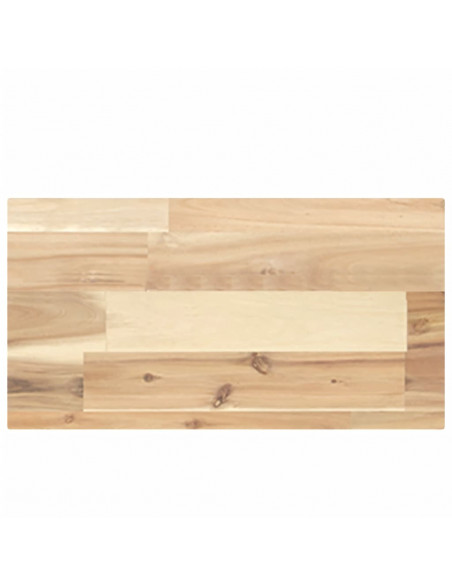 Piano per Tavolo 40x20x4cm Rettangolare Legno Massello Acacia
