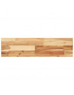 Piano per Tavolo 80x20x4cm Rettangolare Legno Massello Acacia 2