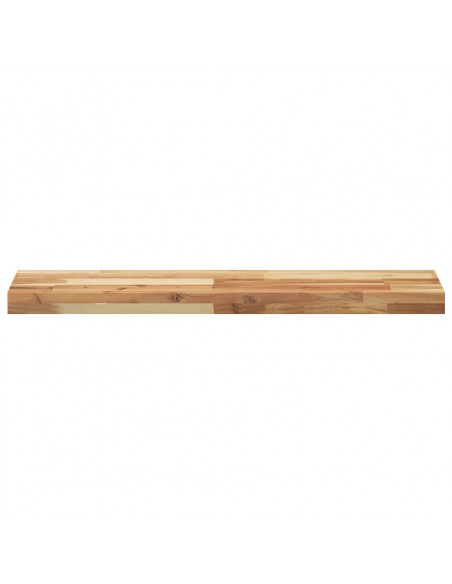 Piano per Tavolo 80x20x4cm Rettangolare Legno Massello Acacia