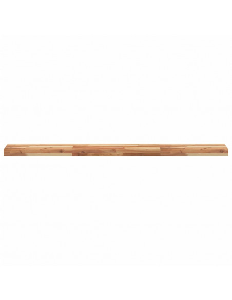 Piano per Tavolo 120x20x4cm Rettangolare Legno Massello Acacia