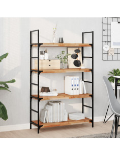 Piano per Tavolo 80x30x4cm Rettangolare Legno Massello Acacia 2