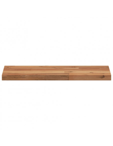 Piano Tavolo Rettangolare 40x20x2cm in Legno Massello di Acacia