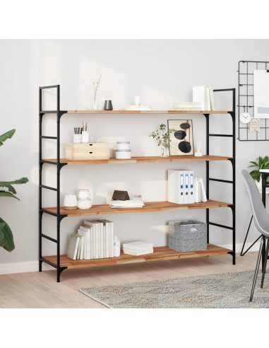 Piano Tavolo Rettangolare 120x40x2 cm Legno Massello di Acacia