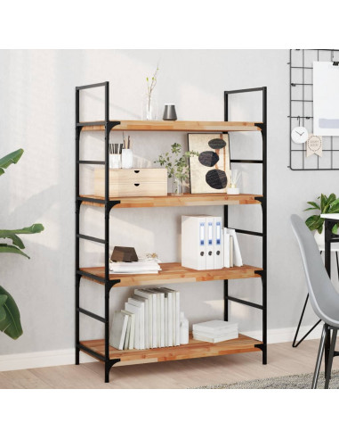 Piano per Tavolo 100x40x4 cm Rettangolare Legno Massello Acacia