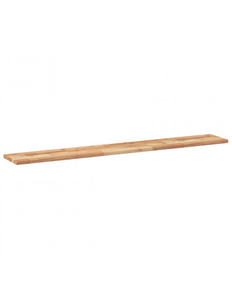 Piano Tavolo Rettangolare 140x20x2 cm Legno Massello di Acacia