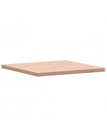 Piano per Tavolo 90x90x4 cm Quadrato Legno Massello di Faggio
