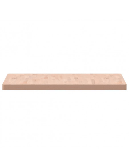 Piano per Tavolo 90x90x4 cm Quadrato Legno Massello di Faggio