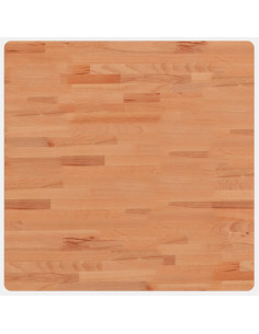 Piano per Tavolo 70x70x1,5 cm Quadrato Legno Massello di Faggio 2