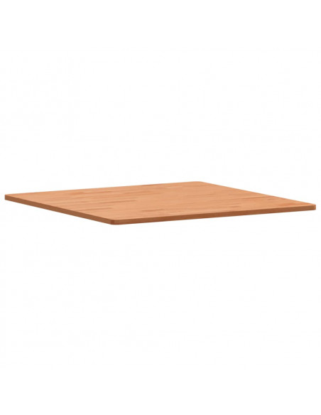 Piano per Tavolo 70x70x1,5 cm Quadrato Legno Massello di Faggio