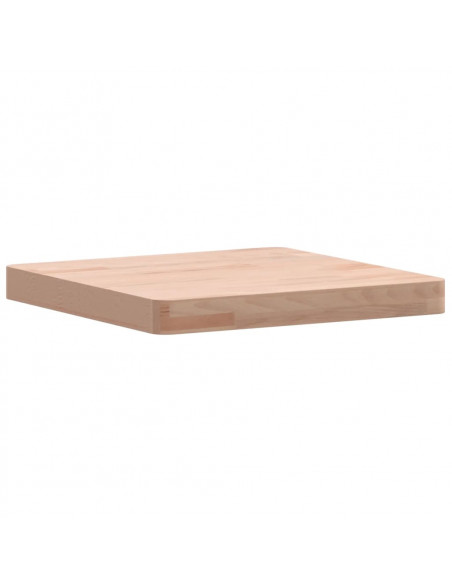Piano per Tavolo 40x40x4 cm Quadrato Legno Massello di Faggio