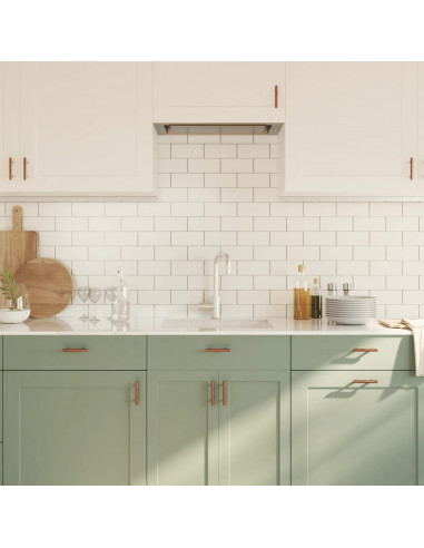 Maniglie per Mobili 20 pz Bronzo 64 mm in Acciaio Inox