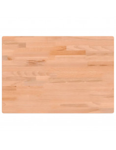 Piano per Banco da Lavoro 80x55x2,5 cm Legno Massello Faggio 2
