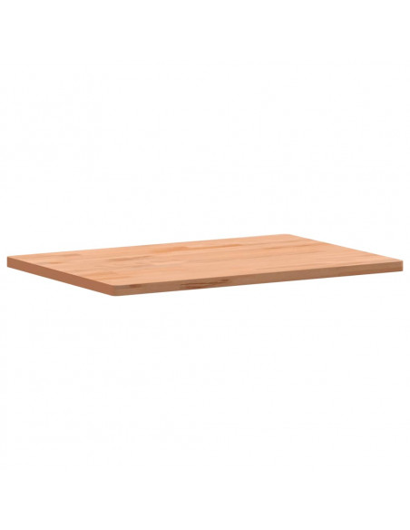 Piano per Banco da Lavoro 80x55x2,5 cm Legno Massello Faggio