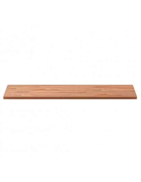 Piano Tavolo 80x40x1,5cm Rettangolare Legno Massello Faggio