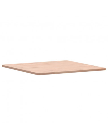 Piano per Tavolo 60x60x1,5 cm Quadrato Legno Massello di Faggio
