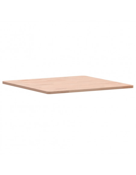 Piano per Tavolo 60x60x1,5 cm Quadrato Legno Massello di Faggio