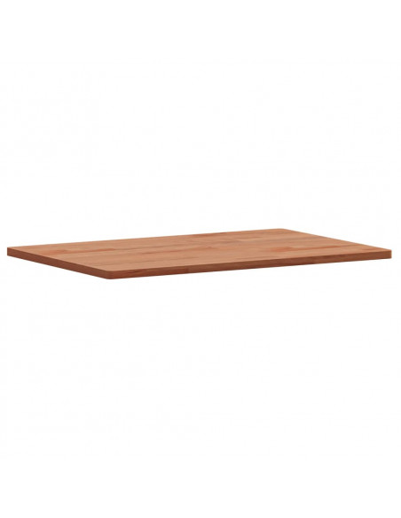 Piano Tavolo 60x40x1,5cm Rettangolare Legno Massello Faggio