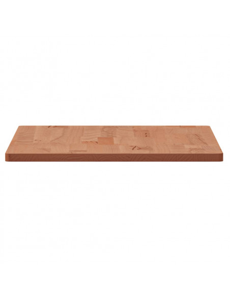 Piano Tavolo 60x40x1,5cm Rettangolare Legno Massello Faggio