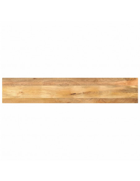 Piano per Tavolo 180x20x2,5cm Rettangolare Legno Massello Mango