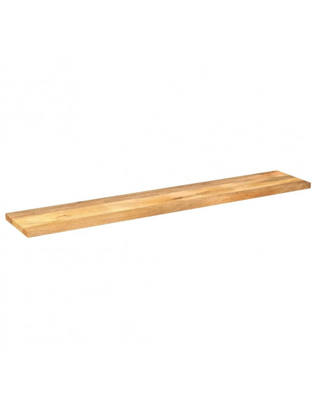 Piano per Tavolo 140x30x2,5cm Rettangolare Legno Massello Mango