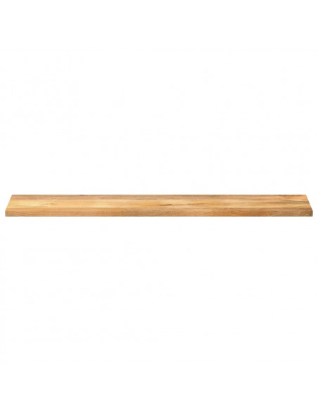 Piano per Tavolo 140x30x2,5cm Rettangolare Legno Massello Mango