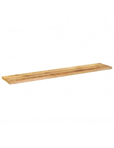 Piano per Tavolo 160x20x2,5cm Rettangolare Legno Mango Grezzo 2