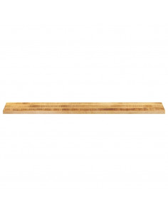 Piano per Tavolo 160x20x2,5cm Rettangolare Legno Mango Grezzo 2