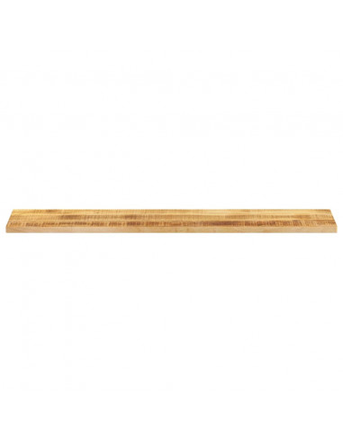Piano per Tavolo 160x20x2,5cm Rettangolare Legno Mango Grezzo