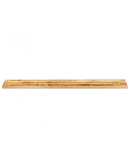 Piano per Tavolo 160x20x2,5cm Rettangolare Legno Mango Grezzo