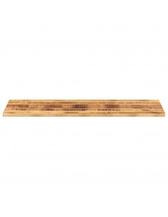 Piano per Tavolo 140x60x1,5 cm Rettangolare Legno Mango Grezzo 2