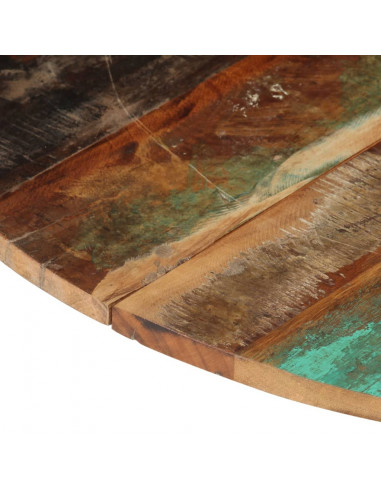 Piano Tavolo Rotondo 80 cm 15-16 mm in Legno di Recupero