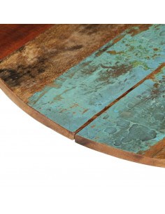 Piano Tavolo Rotondo 60 cm 15-16 mm in Legno di Recupero 2