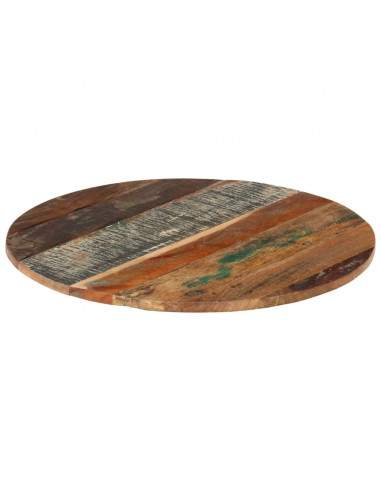 Piano Tavolo Rotondo 60 cm 15-16 mm in Legno di Recupero
