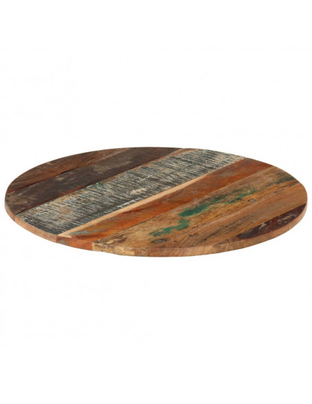 Piano Tavolo Rotondo 60 cm 15-16 mm in Legno di Recupero