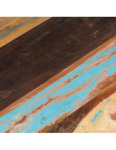 Piano del Tavolo Rotondo 80 cm 25-27 mm in Massello di Recupero