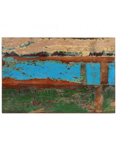 Piano Tavolo Rettangolare 60x90 cm 25-27 mm Legno di Recupero