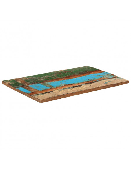 Piano Tavolo Rettangolare 60x90 cm 25-27 mm Legno di Recupero
