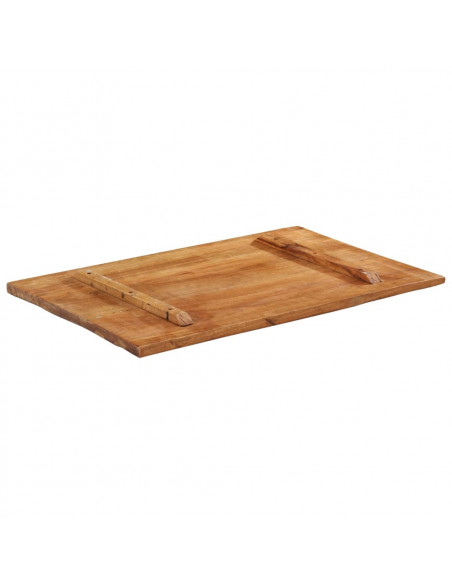 Piano Tavolo Rettangolare 60x90 cm 25-27 mm Legno di Recupero
