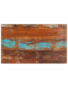 Piano Tavolo Rettangolare 60x100 cm 15-16 mm Legno di Recupero 2