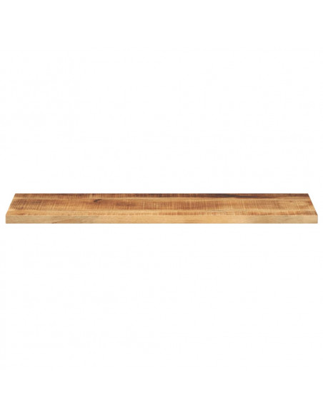 Piano per Tavolo 120x30x2,5cm Rettangolare Legno Mango Grezzo