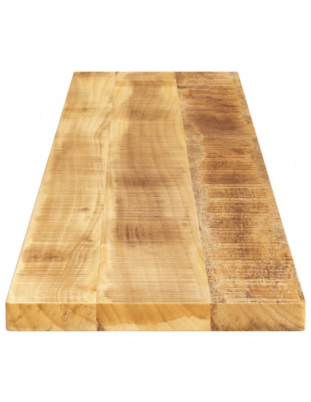 Piano per Tavolo 180x40x2,5 cm Rettangolare Legno Mango Grezzo