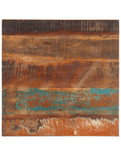 Piano Tavolo Quadrato 60x60 cm 25-27 mm in Legno di Recupero 2