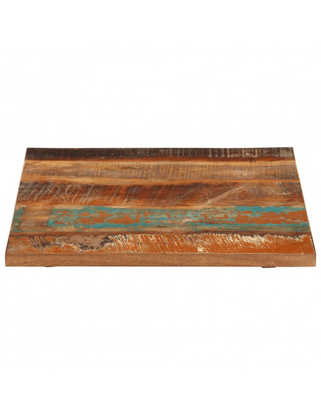 Piano Tavolo Quadrato 60x60 cm 25-27 mm in Legno di Recupero