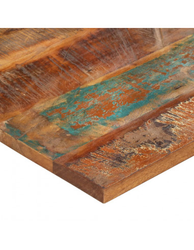 Piano Tavolo Quadrato 60x60 cm 25-27 mm in Legno di Recupero