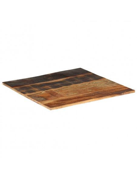 Piano Tavolo Quadrato 70x70 cm 15-16 mm in Legno di Recupero