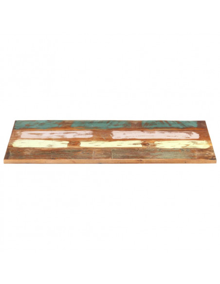 Piano Tavolo Rettangolare 60x140 cm 25-27 mm Legno di Recupero