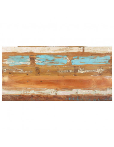 Piano Tavolo Rettangolare 60x140 cm 25-27 mm Legno di Recupero