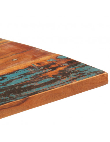 Piano Tavolo Rettangolare 60x140 cm 25-27 mm Legno di Recupero