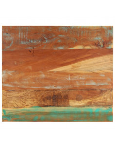 Piano Tavolo Rettangolare 70x80 cm 25-27 mm Legno di Recupero 2