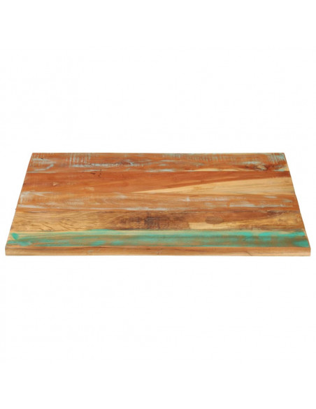 Piano Tavolo Rettangolare 70x80 cm 25-27 mm Legno di Recupero